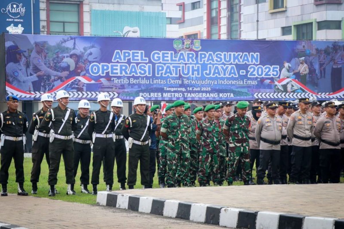 Polres Metro Tangerang Kota gelar Operasi Patuh Jaya 2025 di empat lokasi