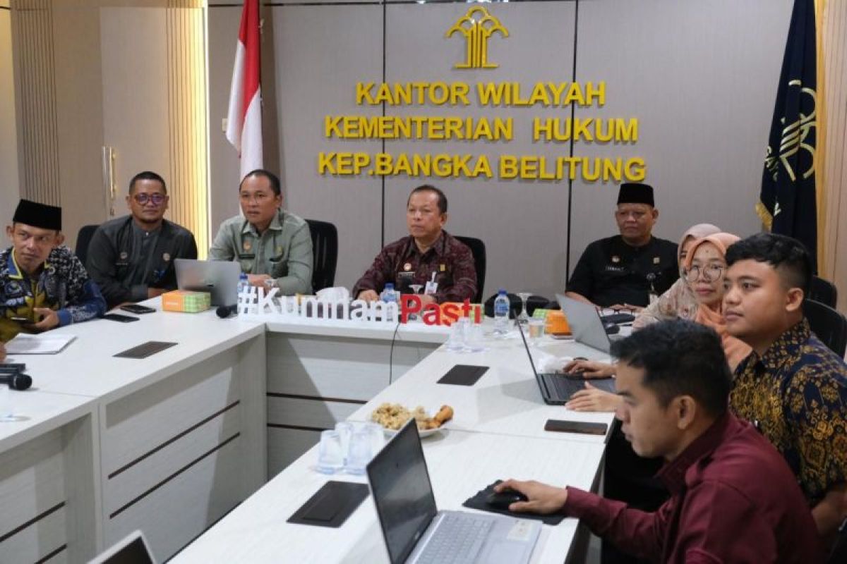 Kemenkum Babel terapkan e-Harmonisasi bentuk hukum daerah