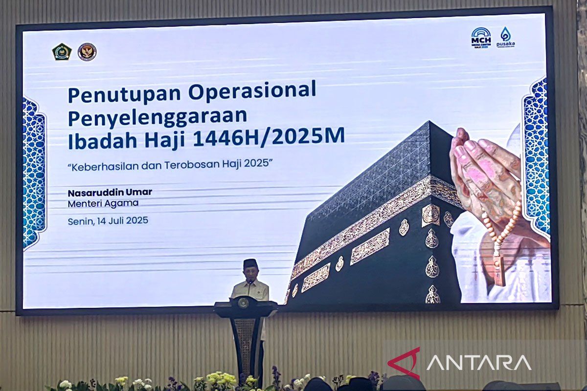 Menteri Agama tutup operasional haji 2025