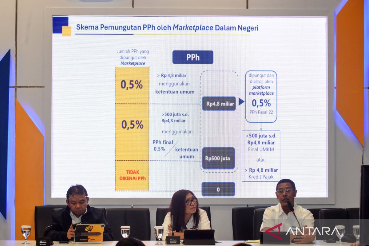 DJP: Pungutan pajak penghasilan pedagang online dimulai dari marketplace besar