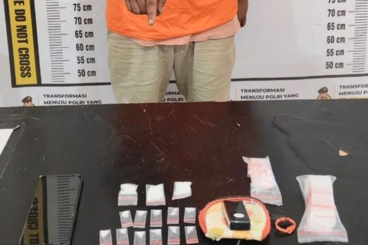 Seorang pengedar narkoba di Simalungun ditangkap, sabu 8,18 gram diamankan