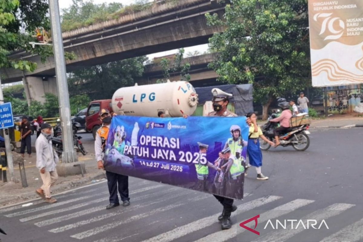 Polisi menindak 3.572 pelanggaran hari pertama OPJ 2025