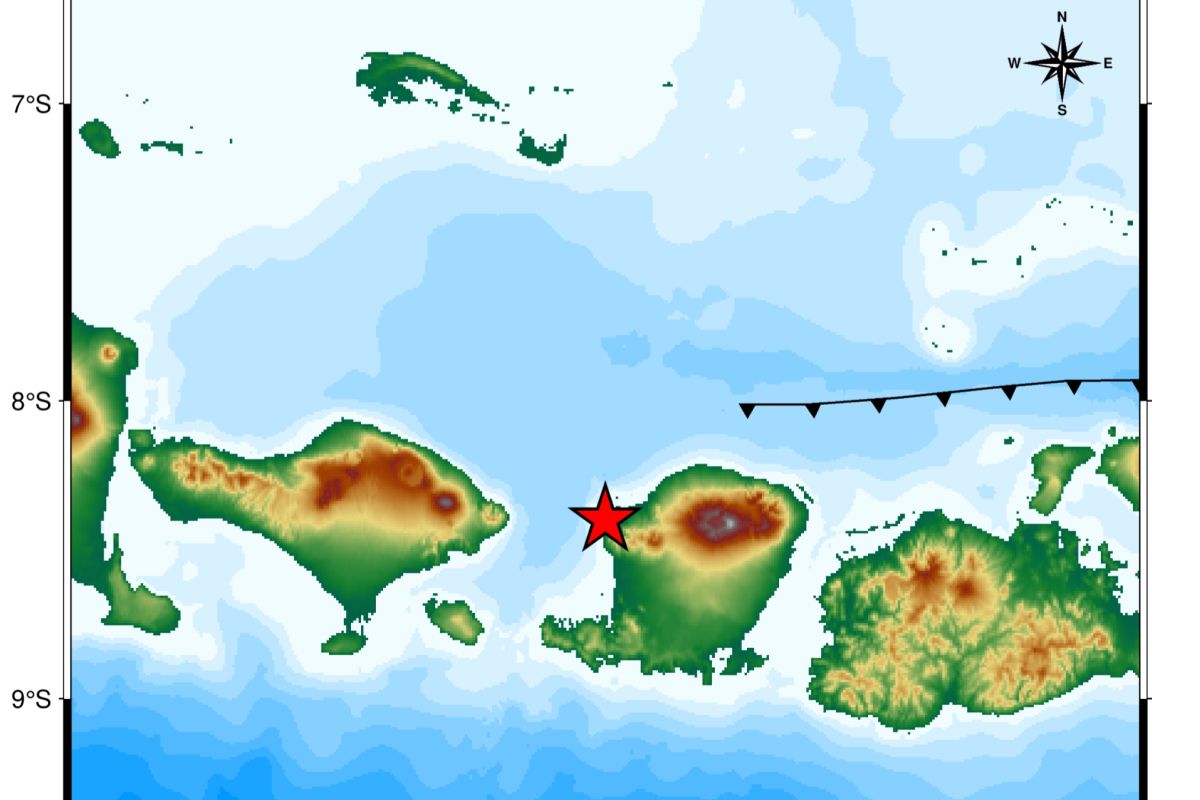 Gempa 4,5 magnitudo guncang Lombok Utara