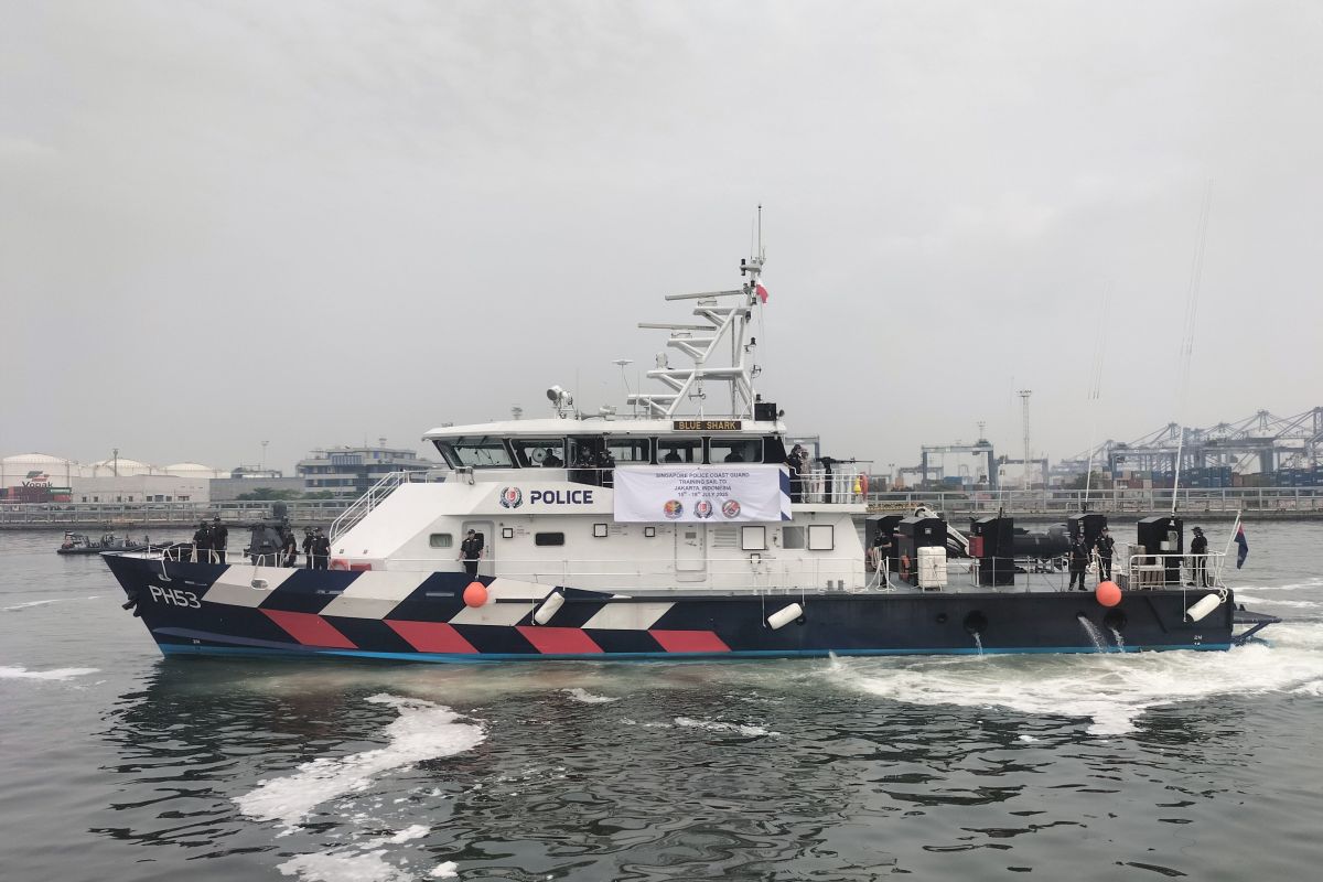 Bakamla perkuat kerja sama dengan coast guard Singapura