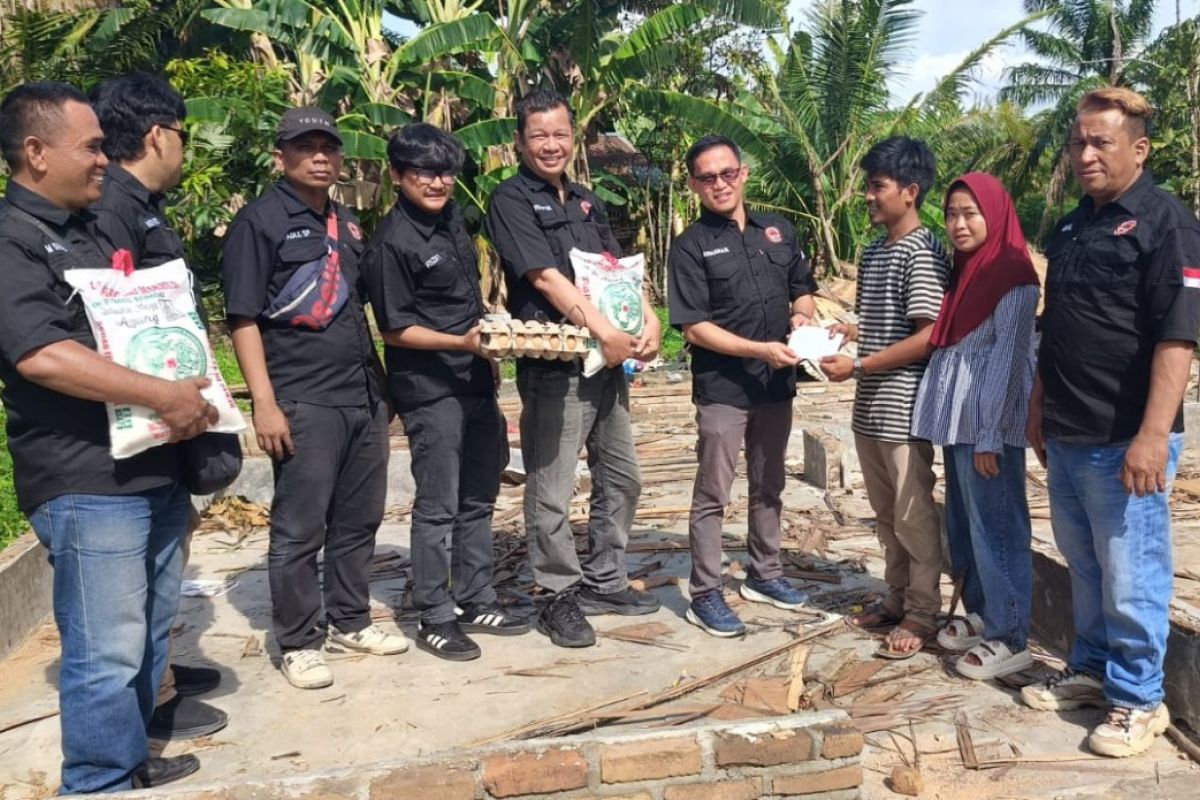 Forwakum Serdang Bedagai bantu tali asih dan sembako ke korban angin puting beliung