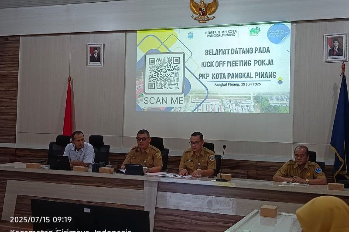 Pemkot Pangkalpinang akan laksanakan program percepatan pembangunan sanitasi permukiman