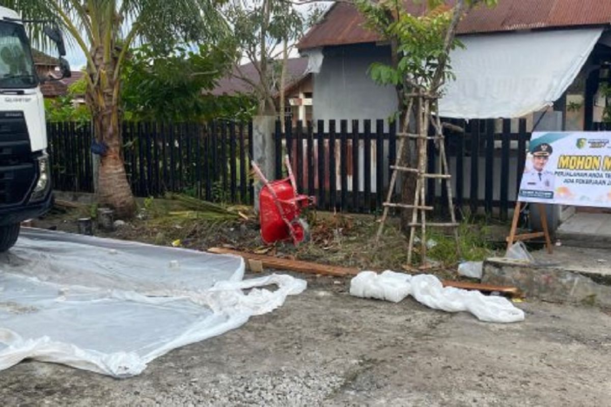 Pemkot Palangka Raya tingkatkan kualitas jalan lingkungan perumahan