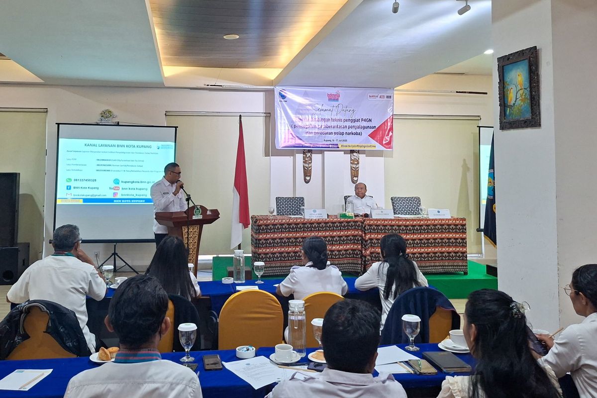 BNN Kota Kupang memperkuat peran guru SD dalam pencegahan narkoba
