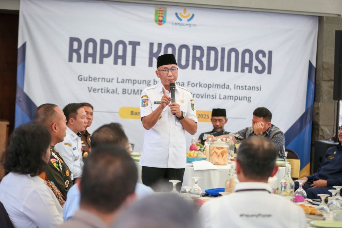 Gubernur Lampung: Penguatan kolaborasi antarlembaga dapat dukung pembangunan