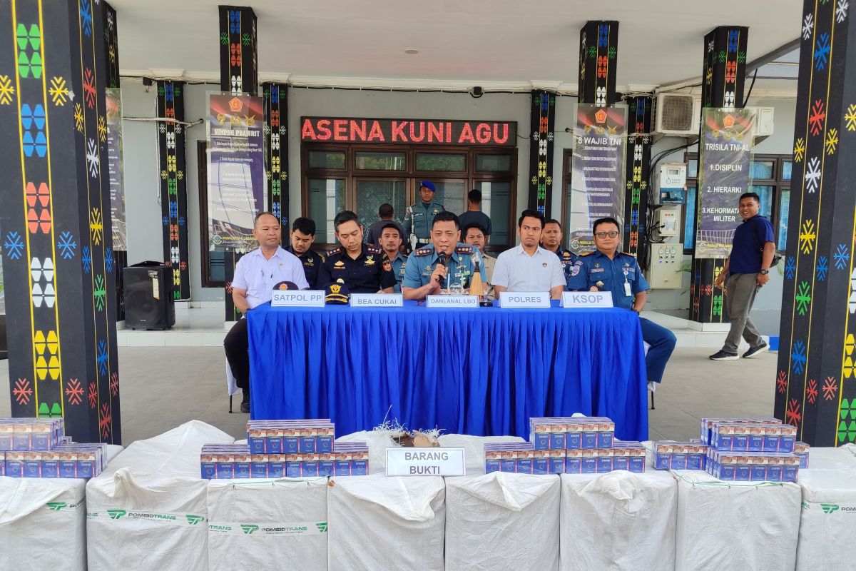 Satgas amankan 160 ribu batang rokok diduga ilegal di Labuan Bajo