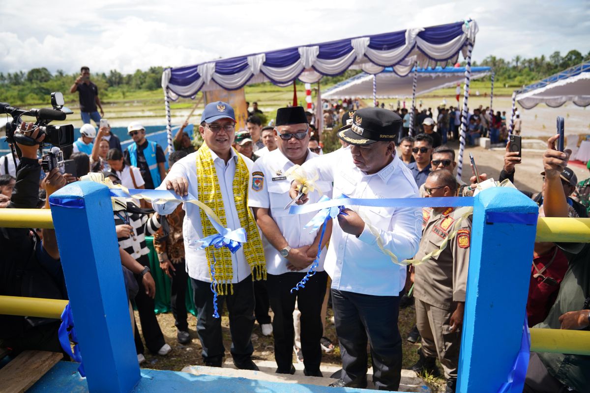 Wamentrans tinjau proyek pendukung kawasan transmigrasi di Maluku Utara