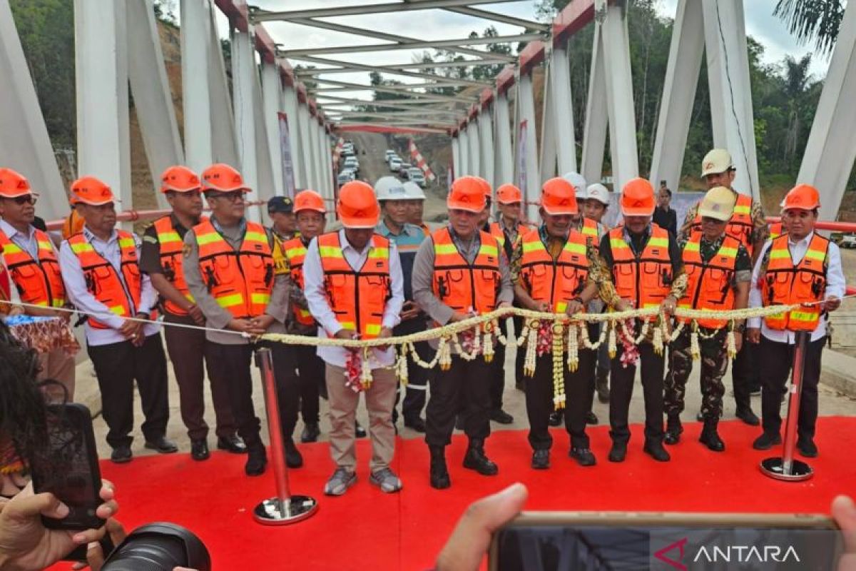 Mantan Kapolri resmikan Overpass Merah Putih di Batu Bini HSS