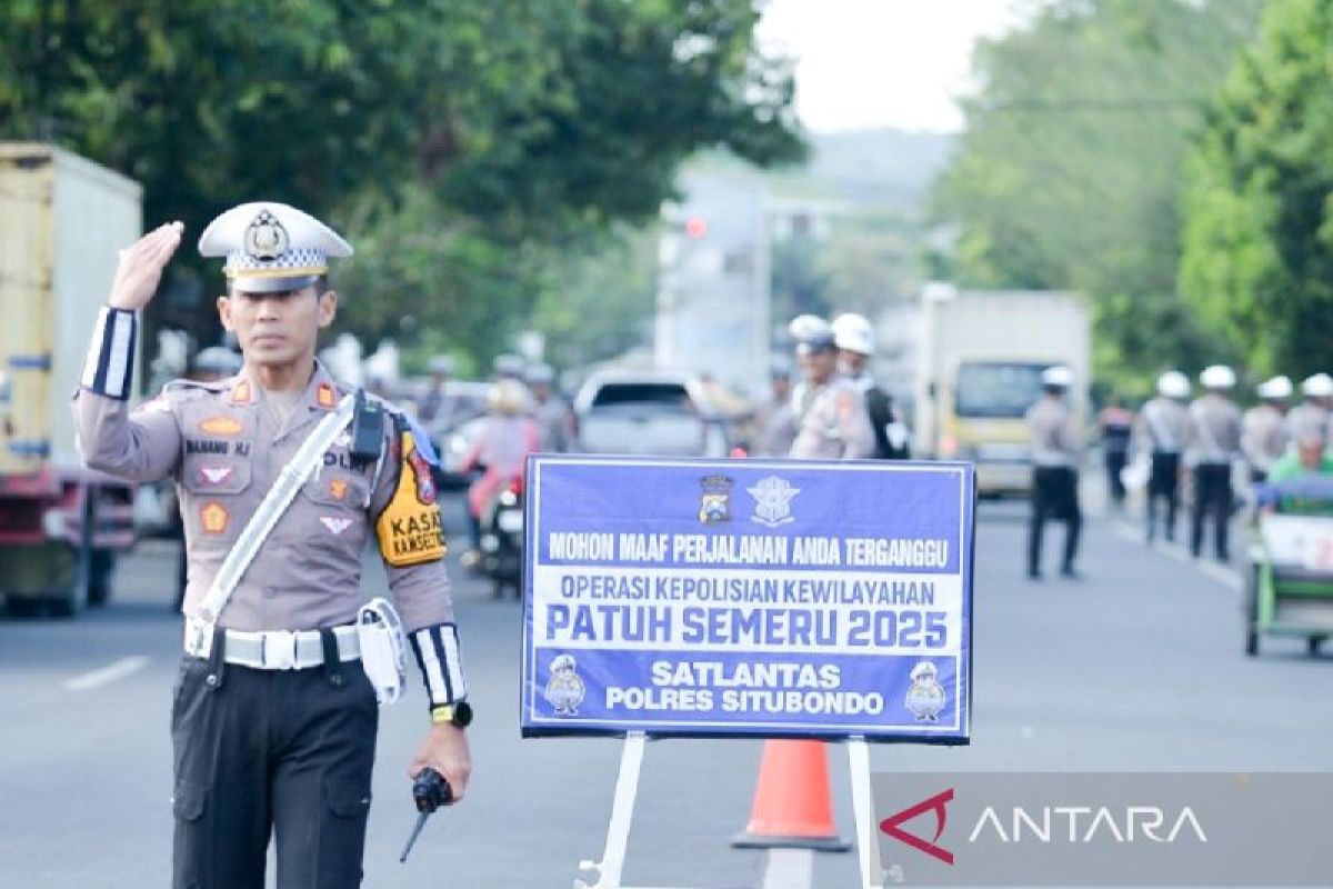 Polres Situbondo tilang 63 pengendara dalam dua hari Operasi Patuh