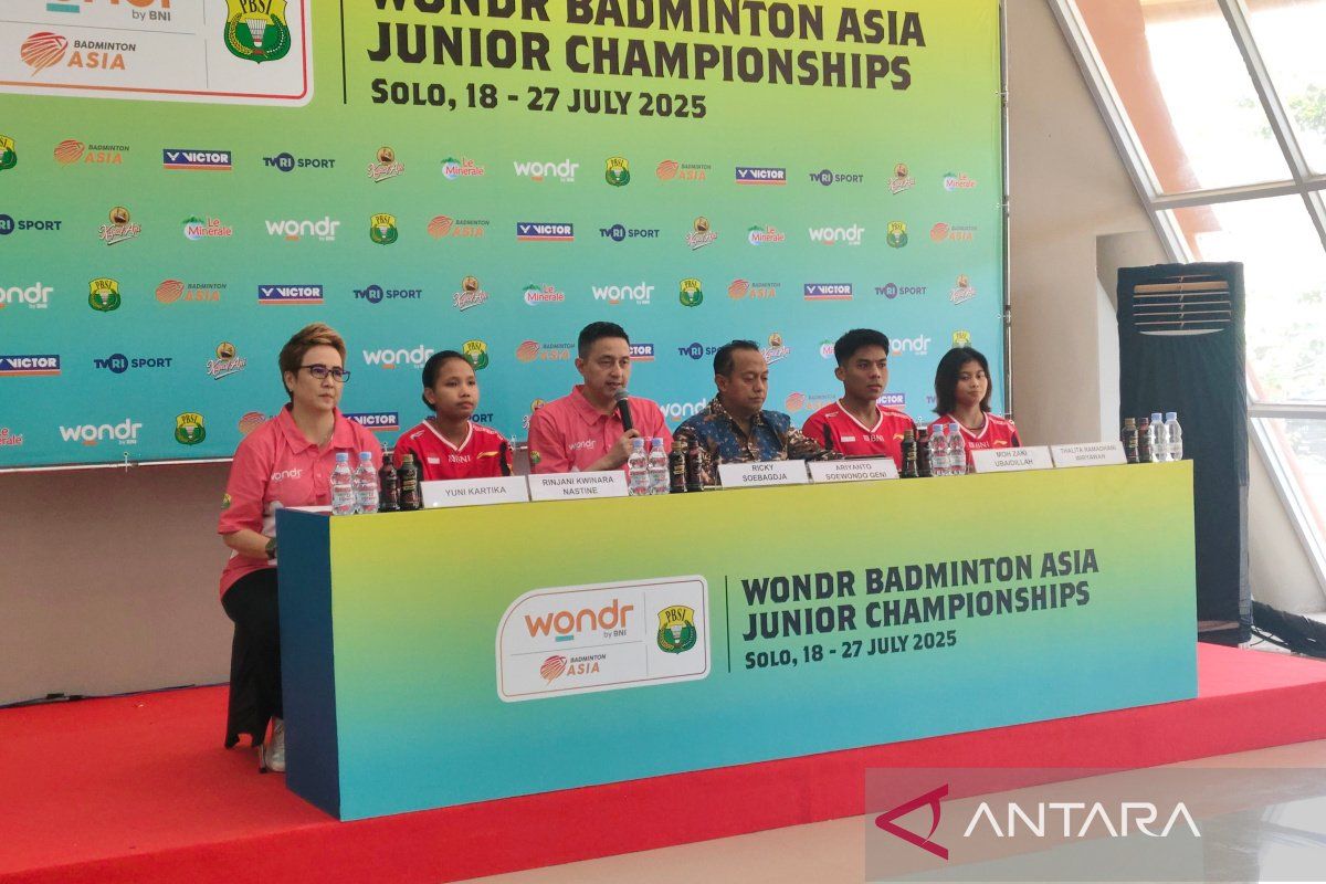 322 atlet ikut turnamen Wondr Badminton Asia Junior Championships di Solo