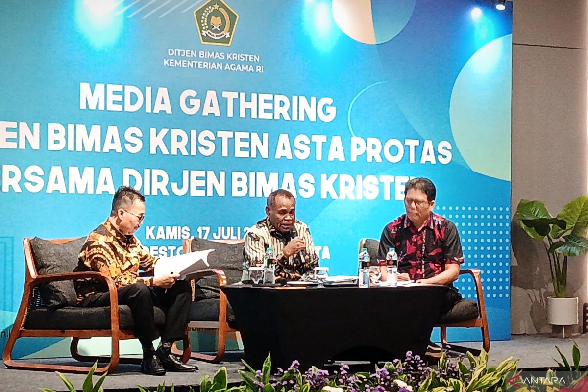 Ditjen Bimas Kristen siapkan penyuluh agama jaga harmoni antarumat