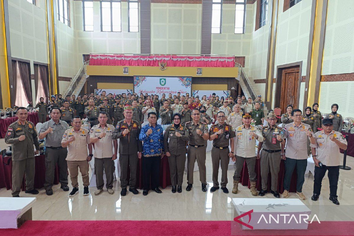 Satpol PP se-Kalteng samakan persepsi dalam pelaksanaan tupoksi