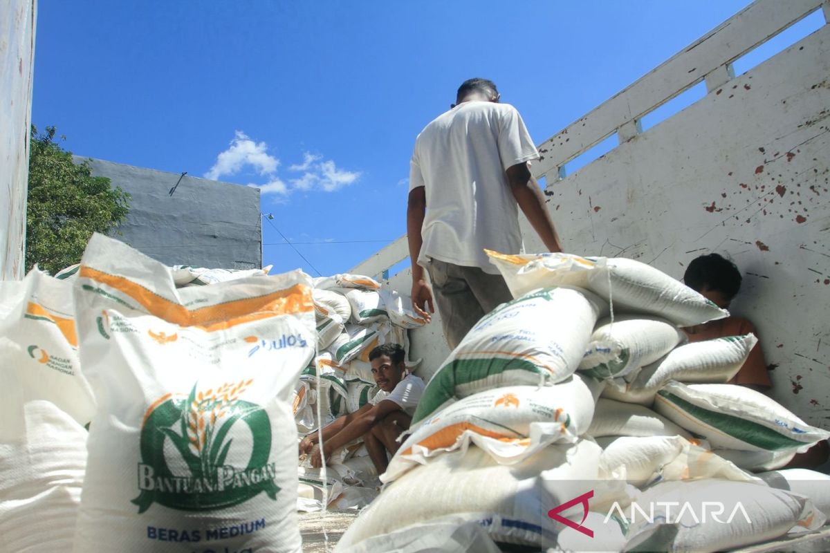 Bulog menyalurkan 12 juta kg beras untuk 605.291 penerima di NTT