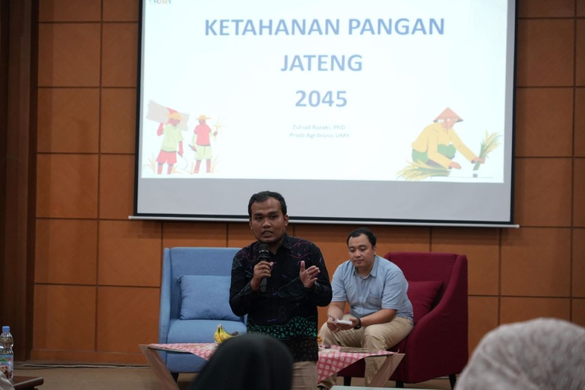 Pakar: Jaga ketahanan pangan  di Jateng dengan pelibatan generasi muda