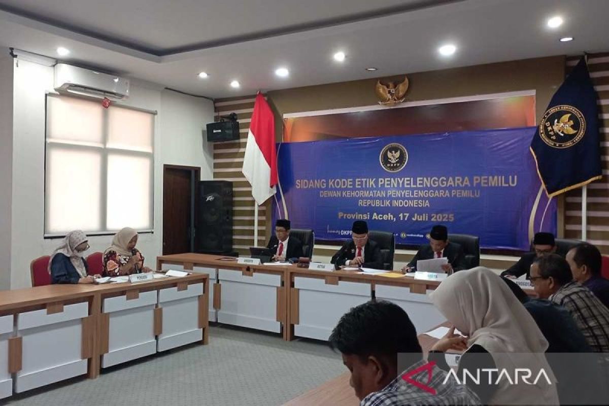 DKPP periksa pelanggaran kode etik anggota Panwaslih Banda Aceh