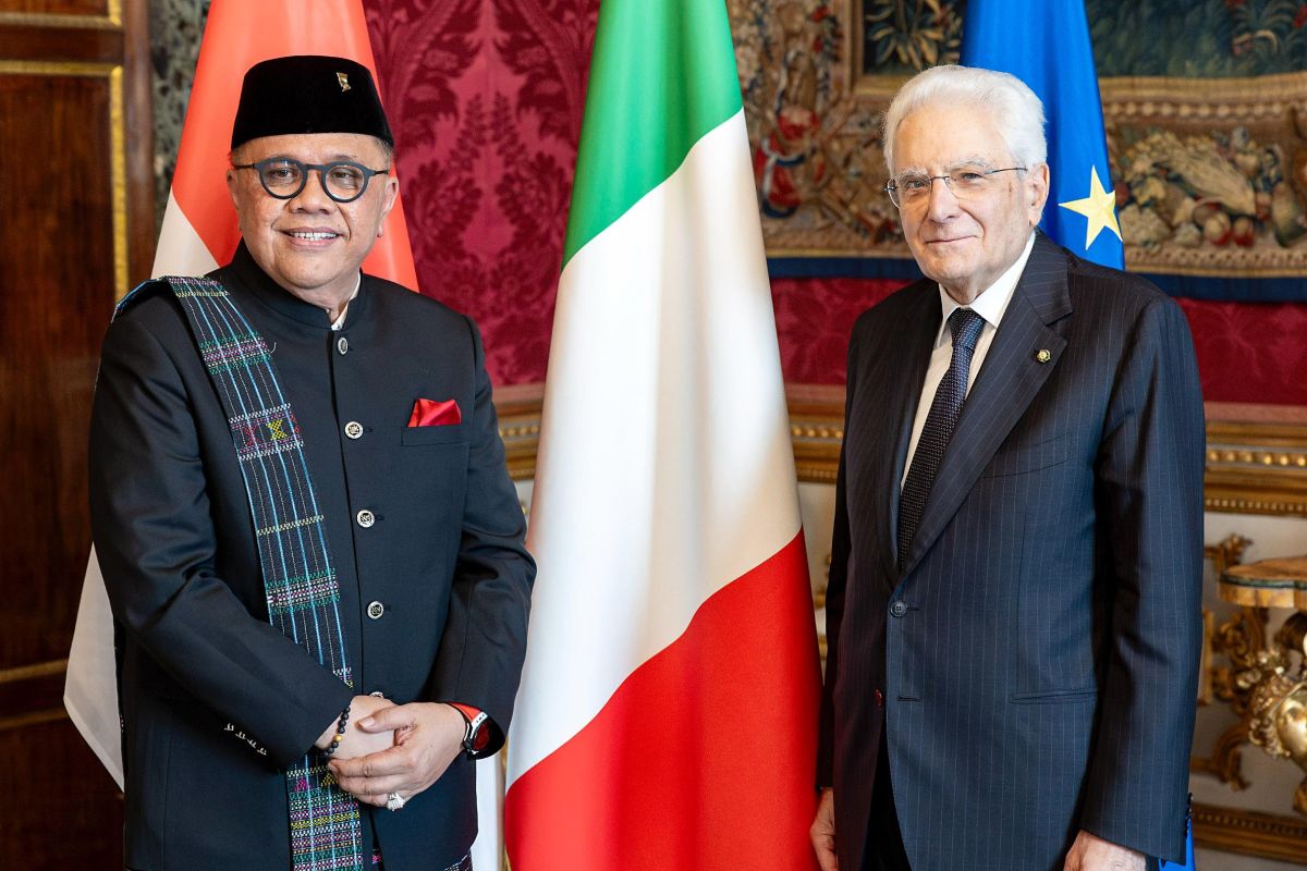 Indonesian ambassador presents credentials to Italian president