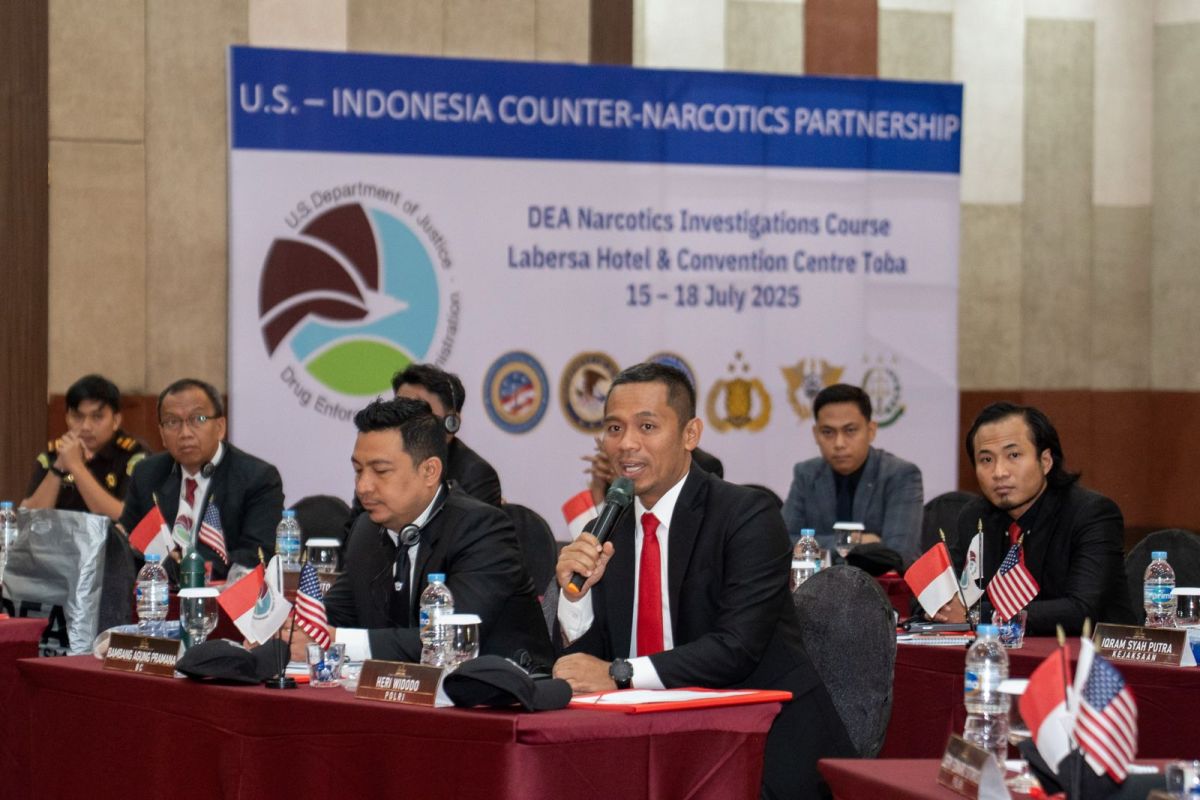 Badan Penegakan Narkotika AS gelar pelatihan investigasi narkotika bagi APH Indonesia