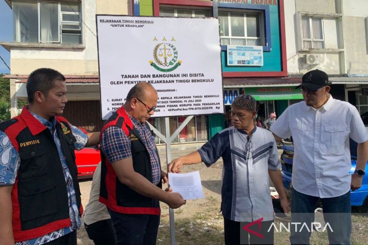Kejati Bengkulu sita 22 aset tersangka korupsi dan TPPU Mega Mall