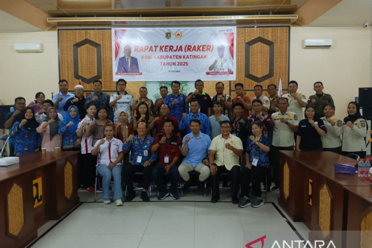 KONI Katingan fokus tiga program utama pada 2026