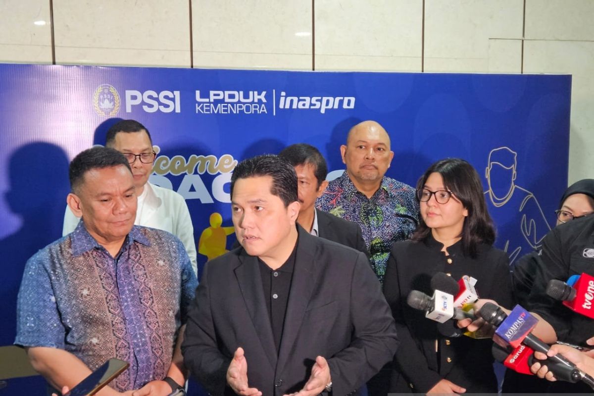 Erick sebut Juli menjadi bulan sepak bola Indonesia berkat Presiden