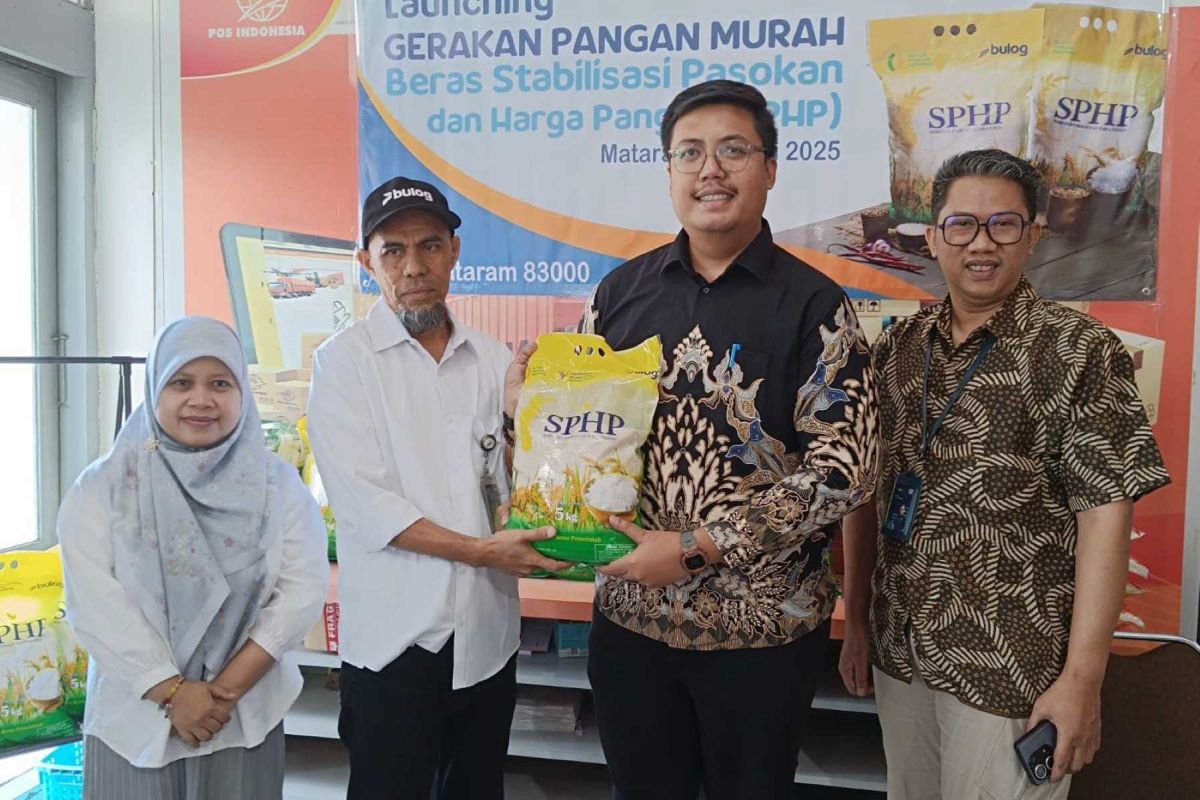 Bulog NTB gandeng Pos Mataram perluas distribusi beras SPHP