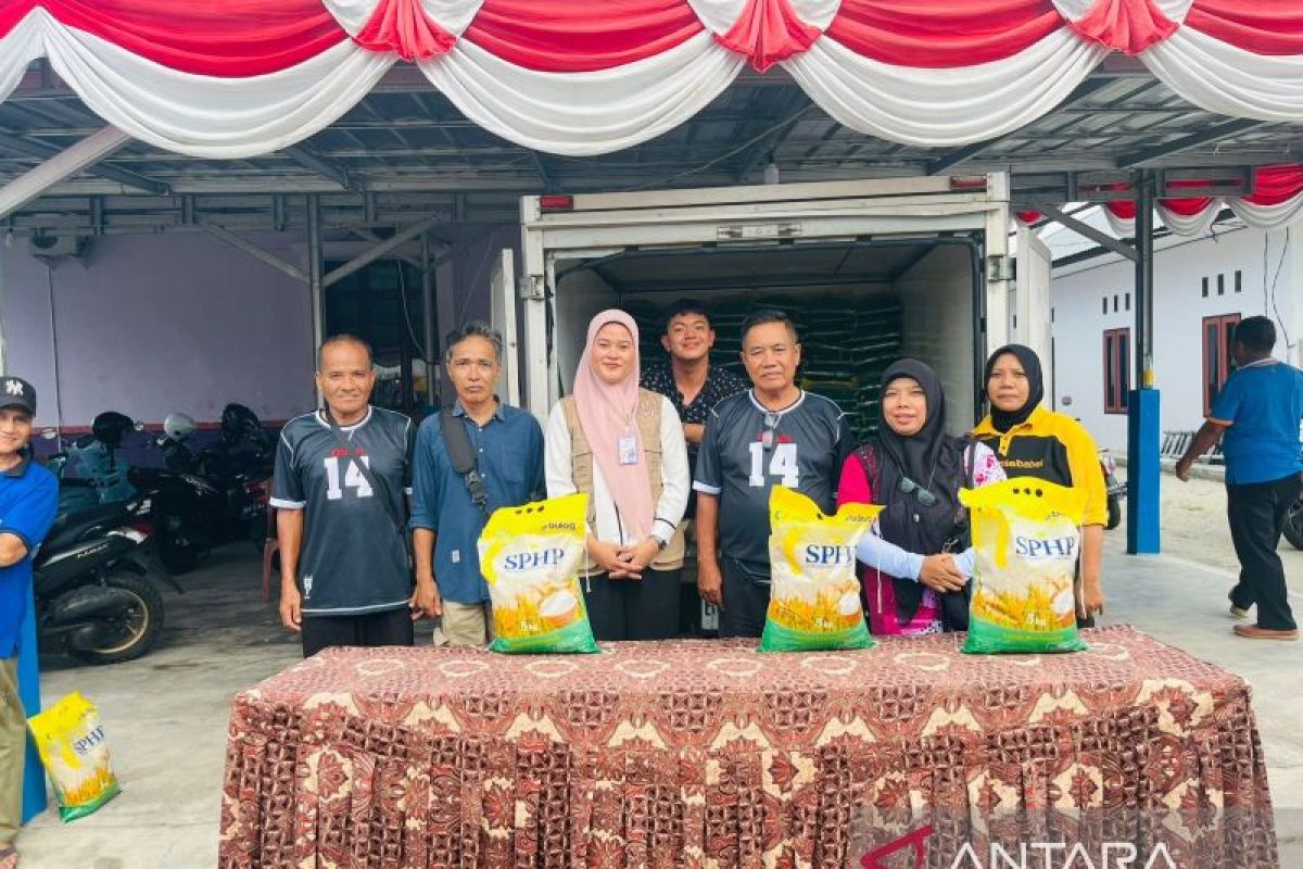 Bulog Belitung kembali salurkan Beras SPHP melalui gerakan pangan murah