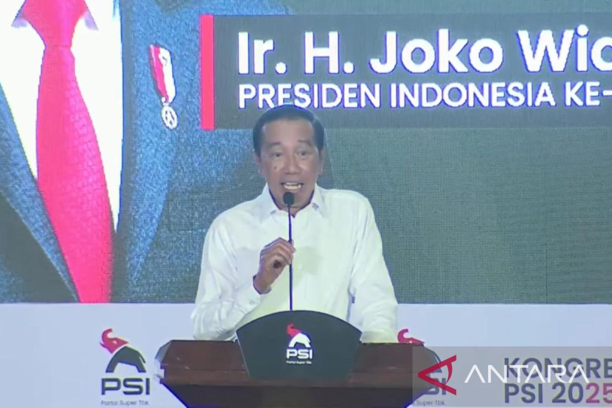 Jokowi yakin PSI jadi partai besar karena bukan dimiliki elit-keluarga