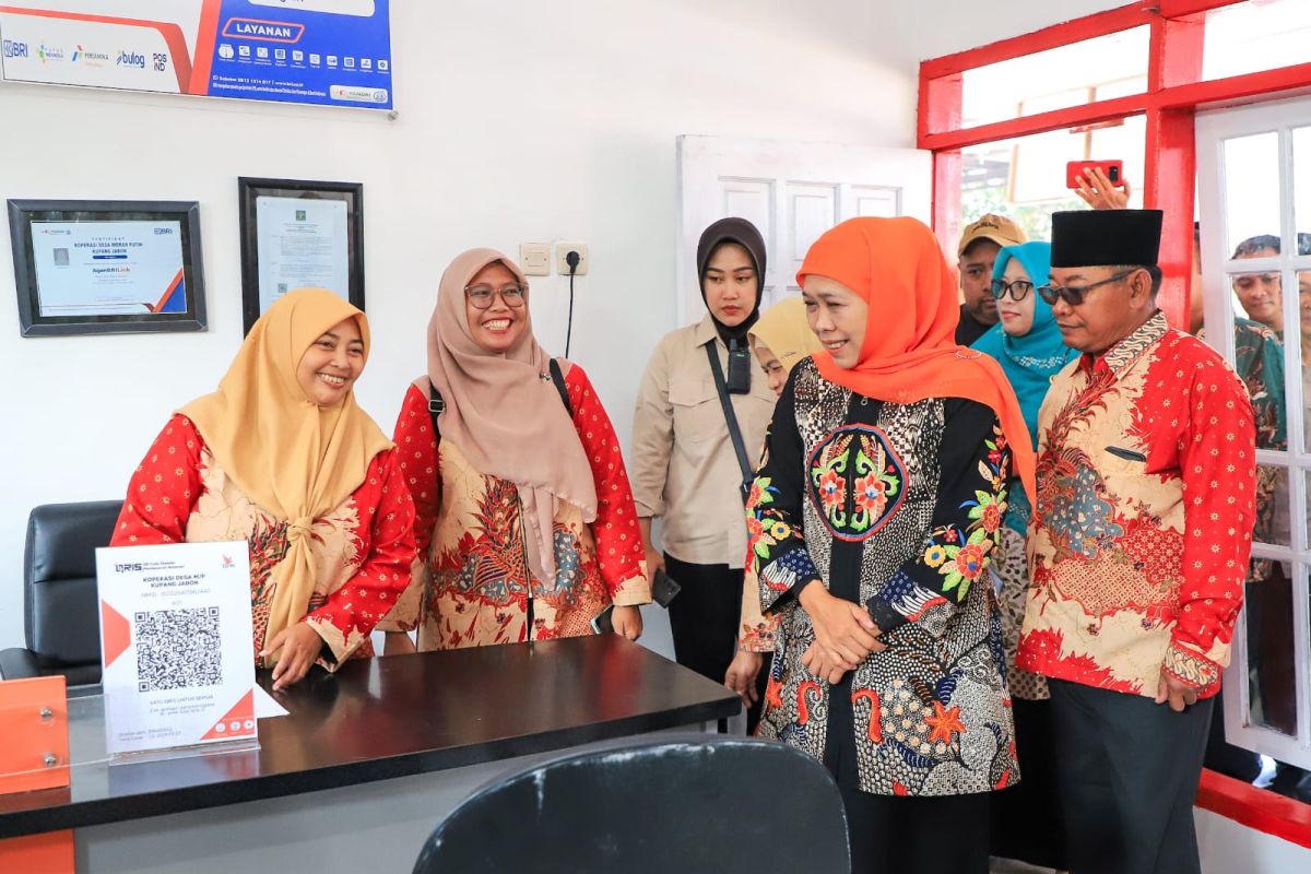 Khofifah: KDMP Desa Kupang Sidoarjo siap beroperasi dan jadi mitra UMKM