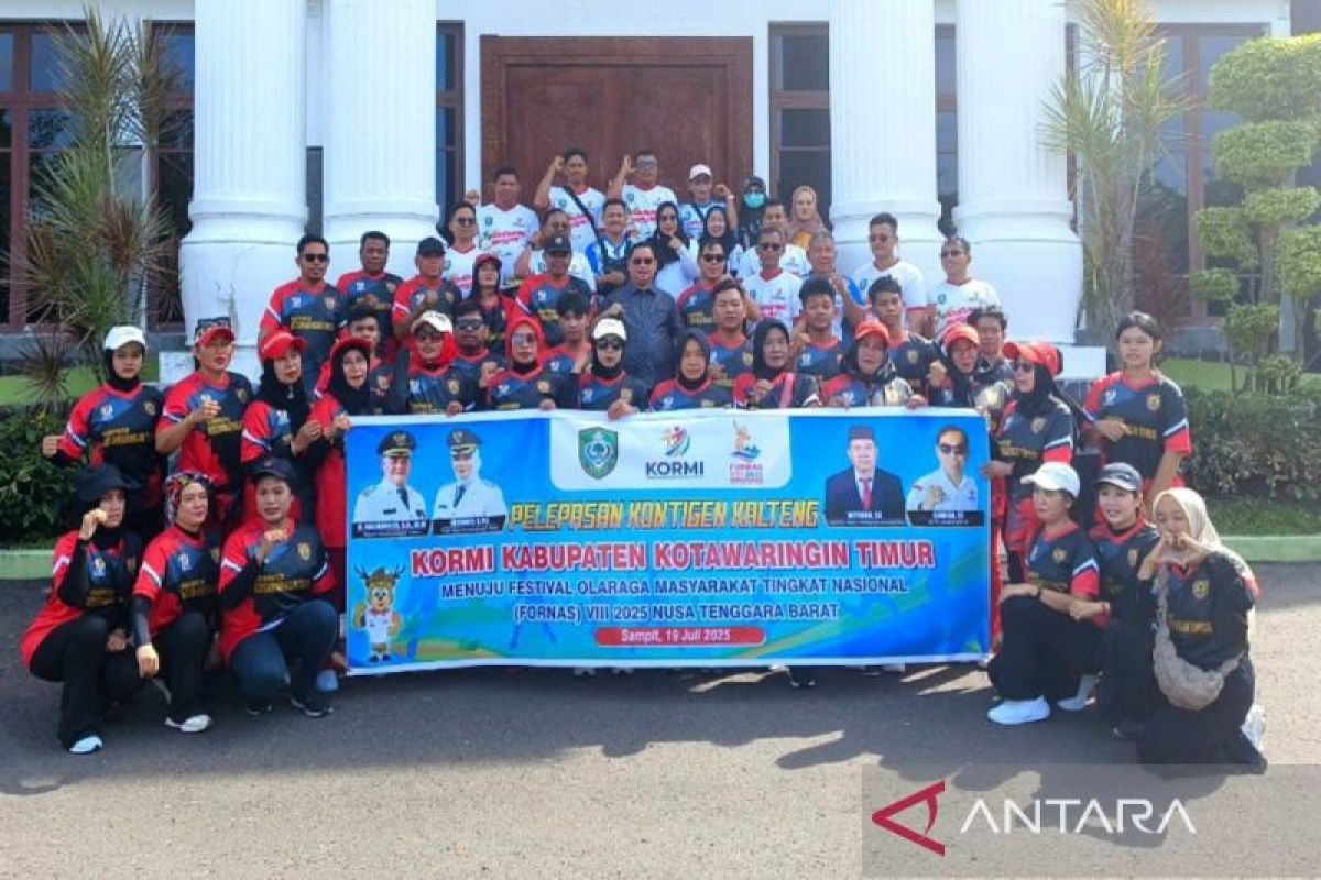 Berlaga di Fornas VIII di NTB, Kormi Kotim ingin gugah semangat olahraga masyarakat