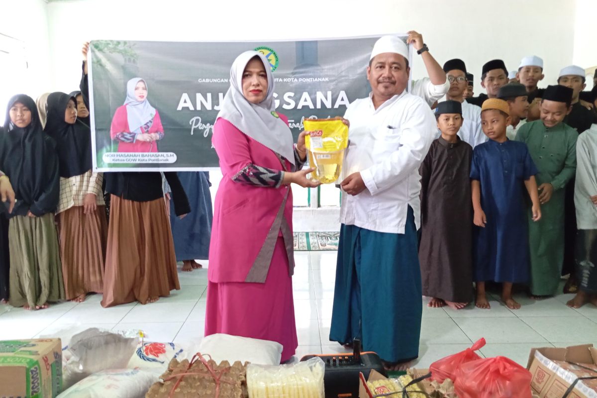 GOW Pontianak berbagi di Ponpes As Sajdah Makkiyah