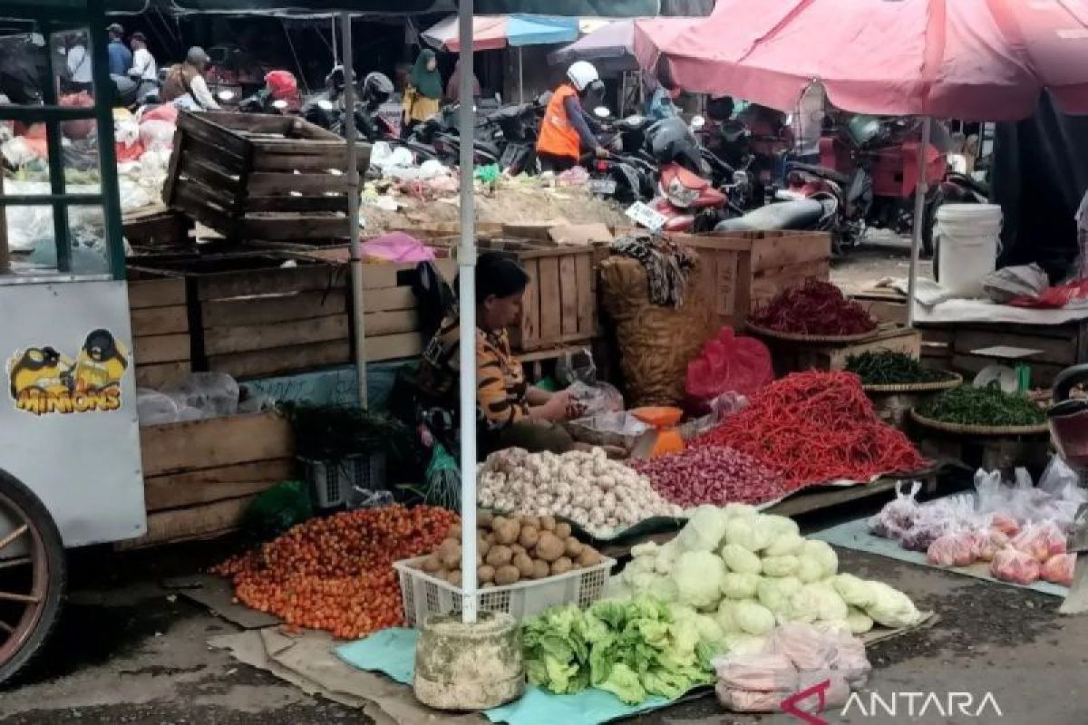 Bapanas catat harga cabai rawit Rp58.074/kg, bawang merah Rp44.070 /kg