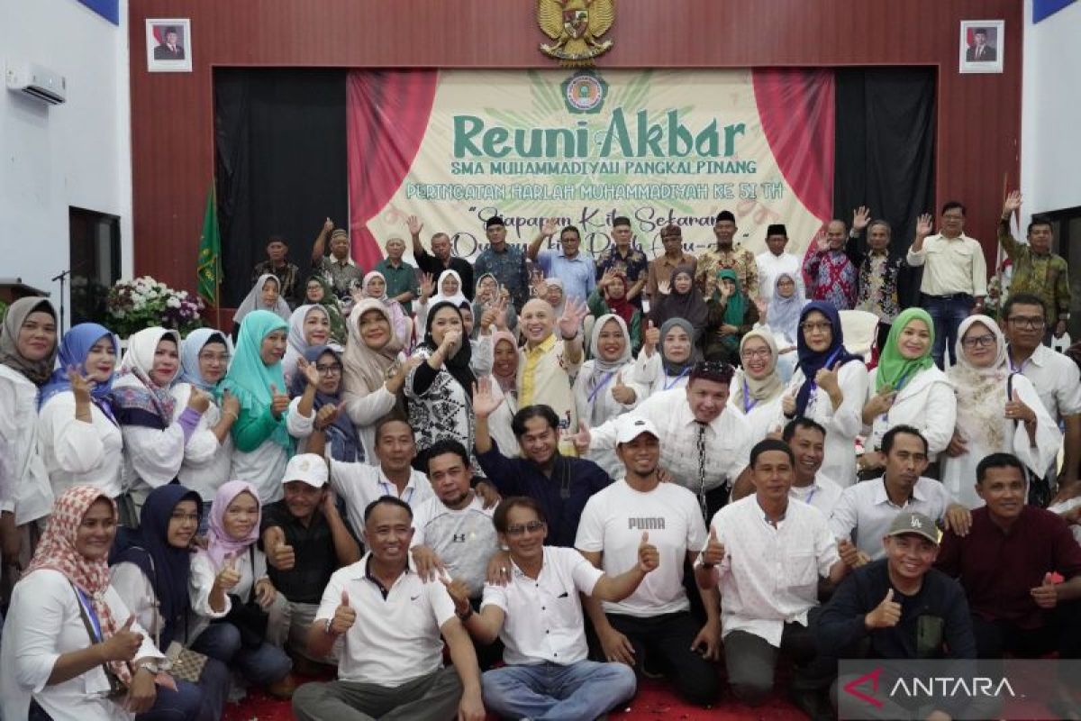 Ribuan alumni padati Reuni Akbar SMA Muhammadiyah Pangkalpinang, Didit Srigusjaya: Momentum awal kebangkitan sekolah kita