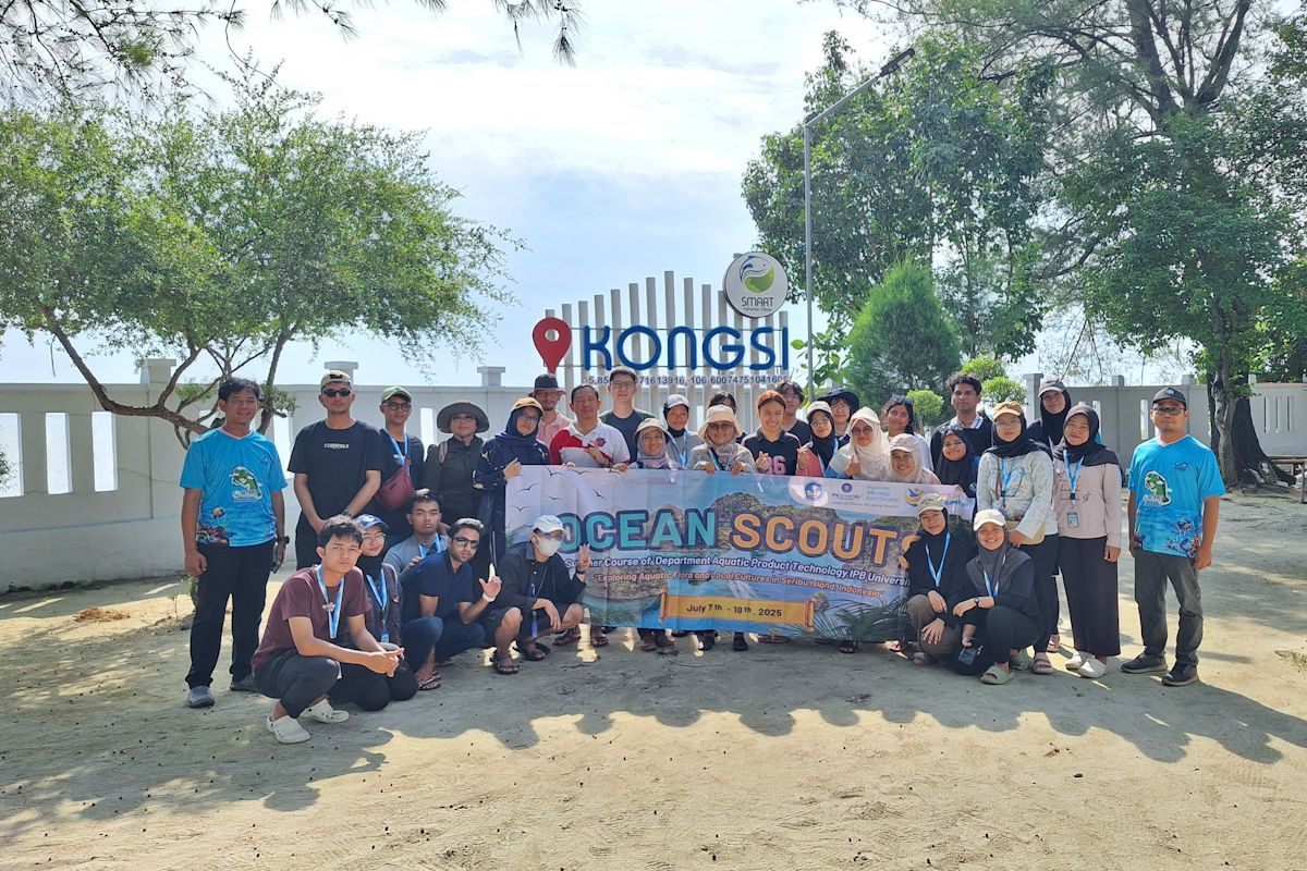 KKP-IPB kenalkan konservasi Pulau Kongsi lewat "Course Internasional"