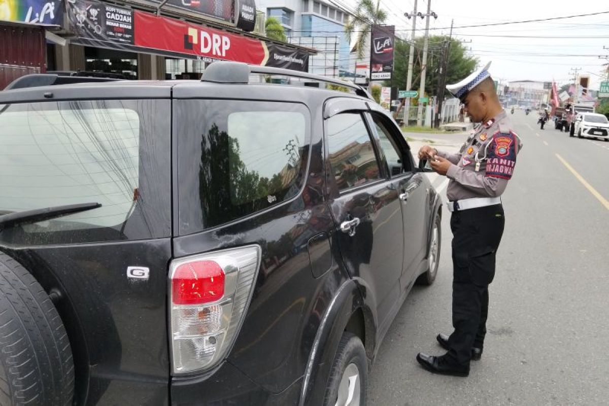 Polres Parimo tindak 1.297 pelanggar lalu lintas sepekan Operasi Patuh