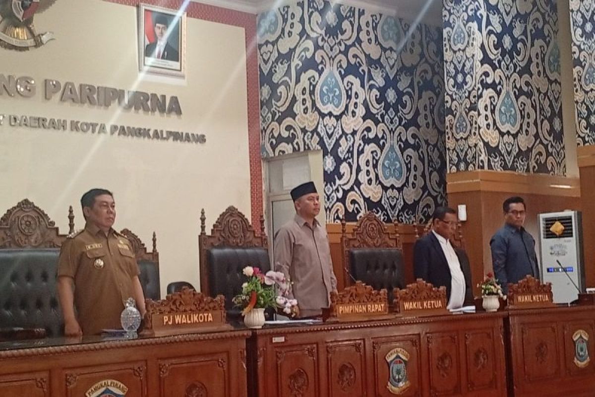Pj Wako Pangkalpinang hadiri rapat pembahasan perubahan APBD 2025 dan KUA-PPAS 2026