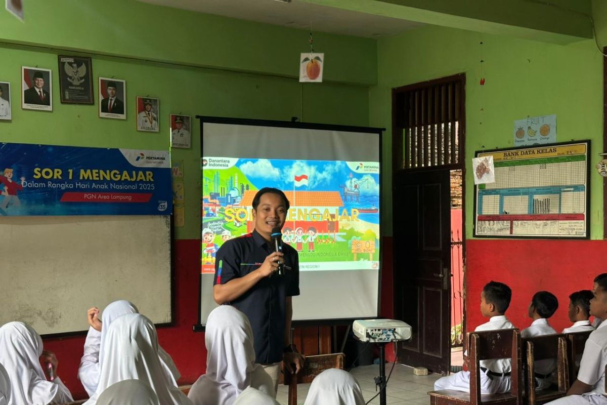 PGN edukasi energi bersih ke siswa SD di Bandarlampung