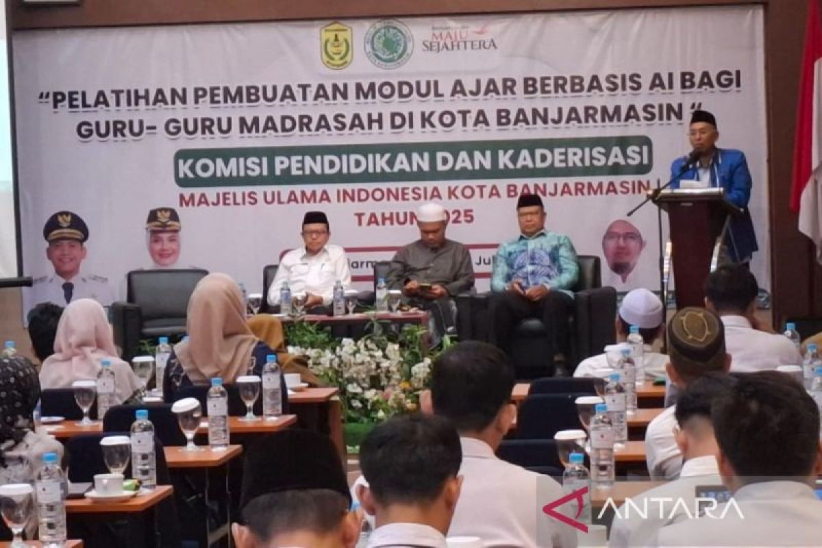 MUI Banjarmasin bantu guru madrasah kuasai modul ajar berbasis AI