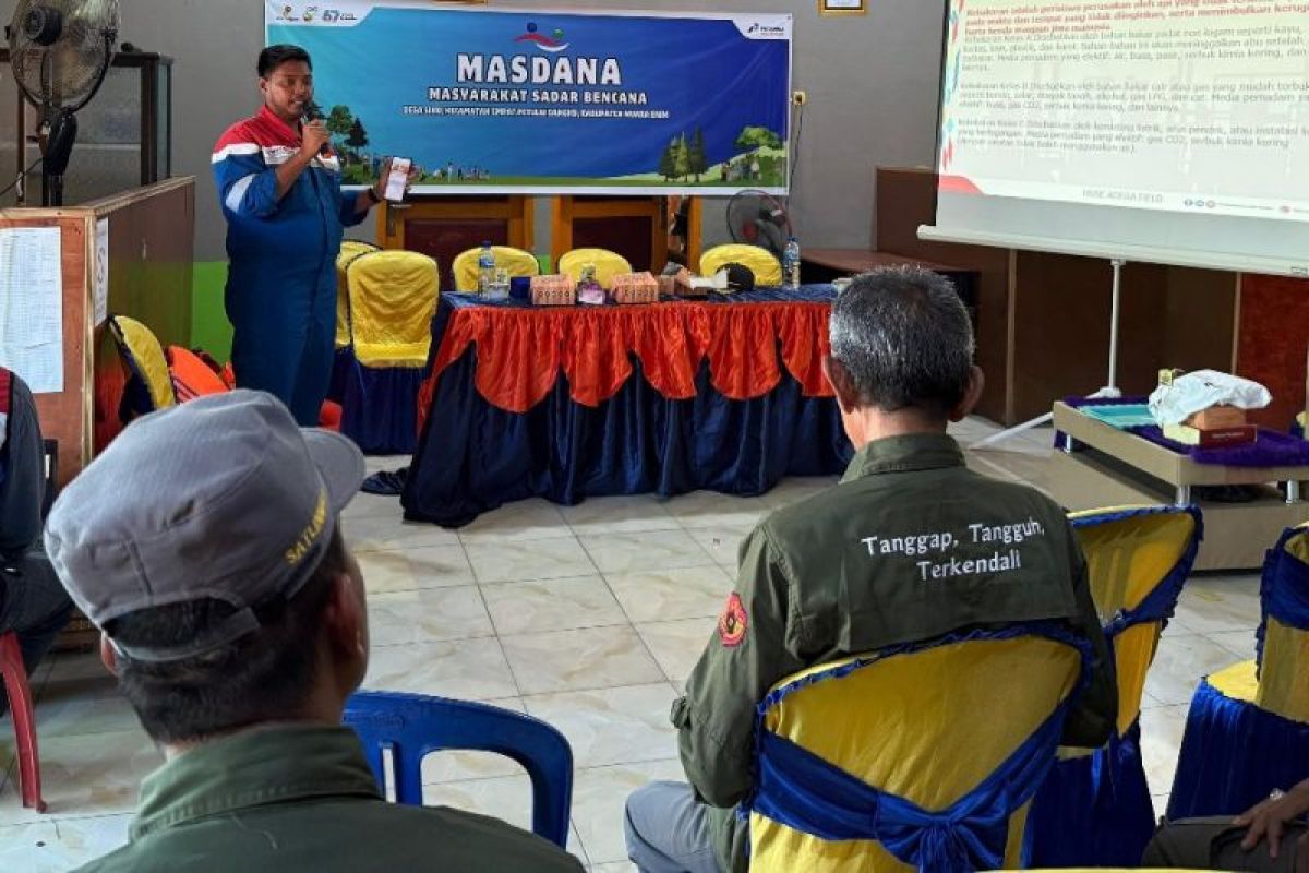 Pertamina EP Adera Field bangun komunitas tangguh hadapi bencana