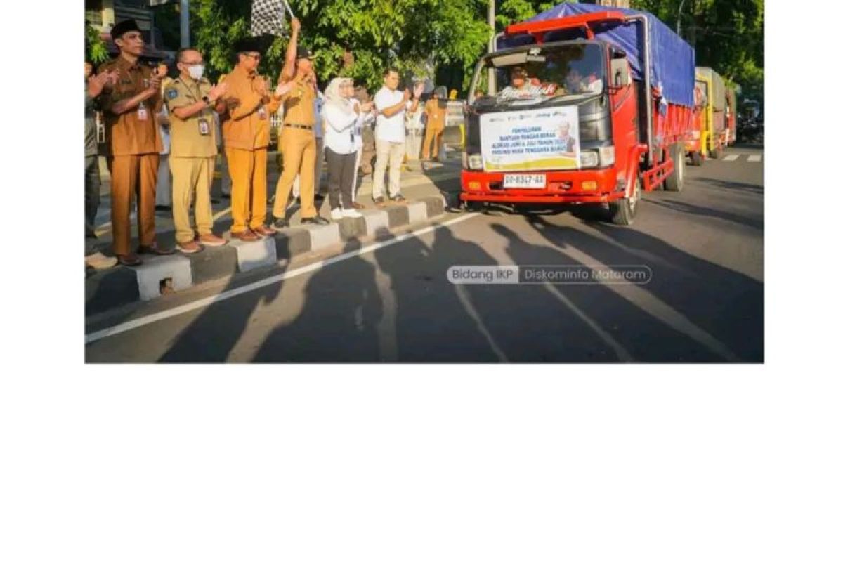 Pemkot Mataram lepas 623,34 ton program bantuan pangan beras
