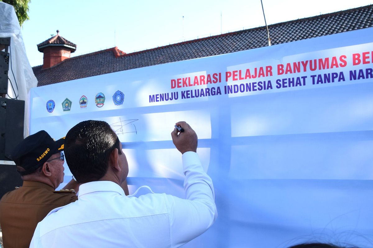 Pemkab  Banyumas tegaskan komitmen bebas dari penyalahgunaan narkotika