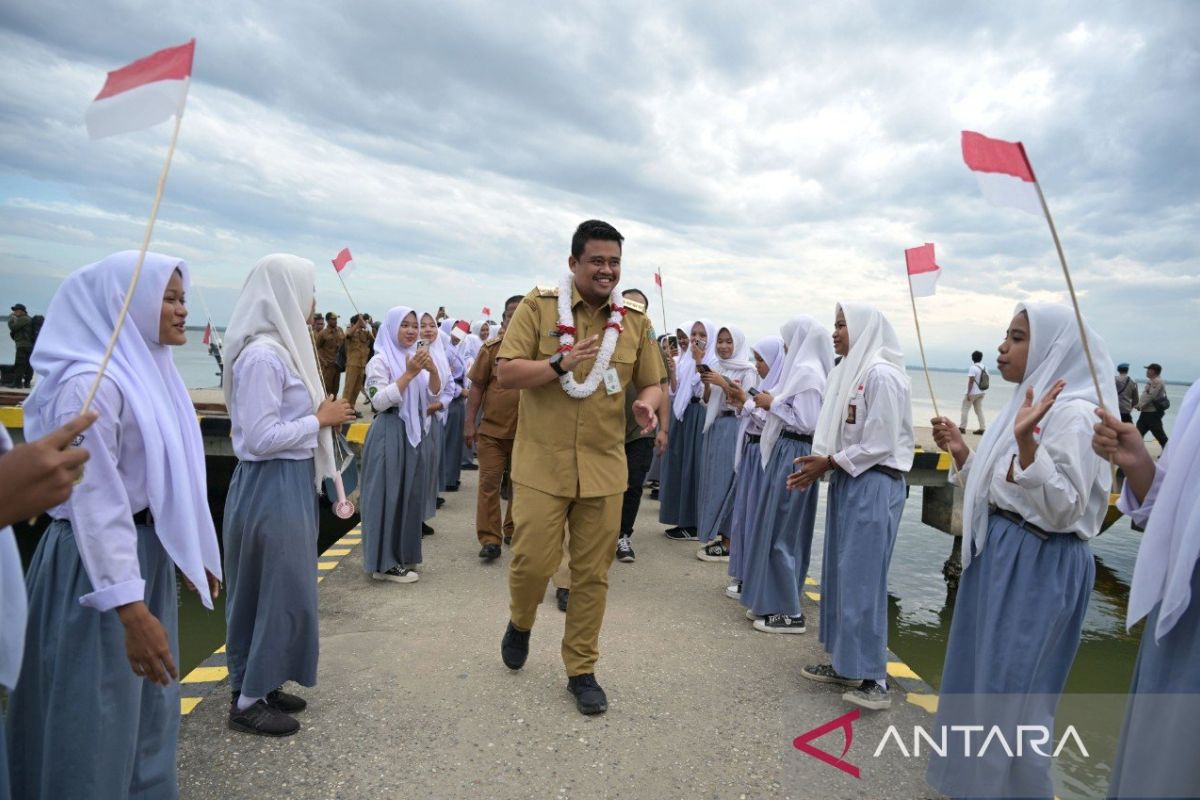 Gubernur Sumut janji bangun puskesmas & infrastruktur di Pulau Kampai