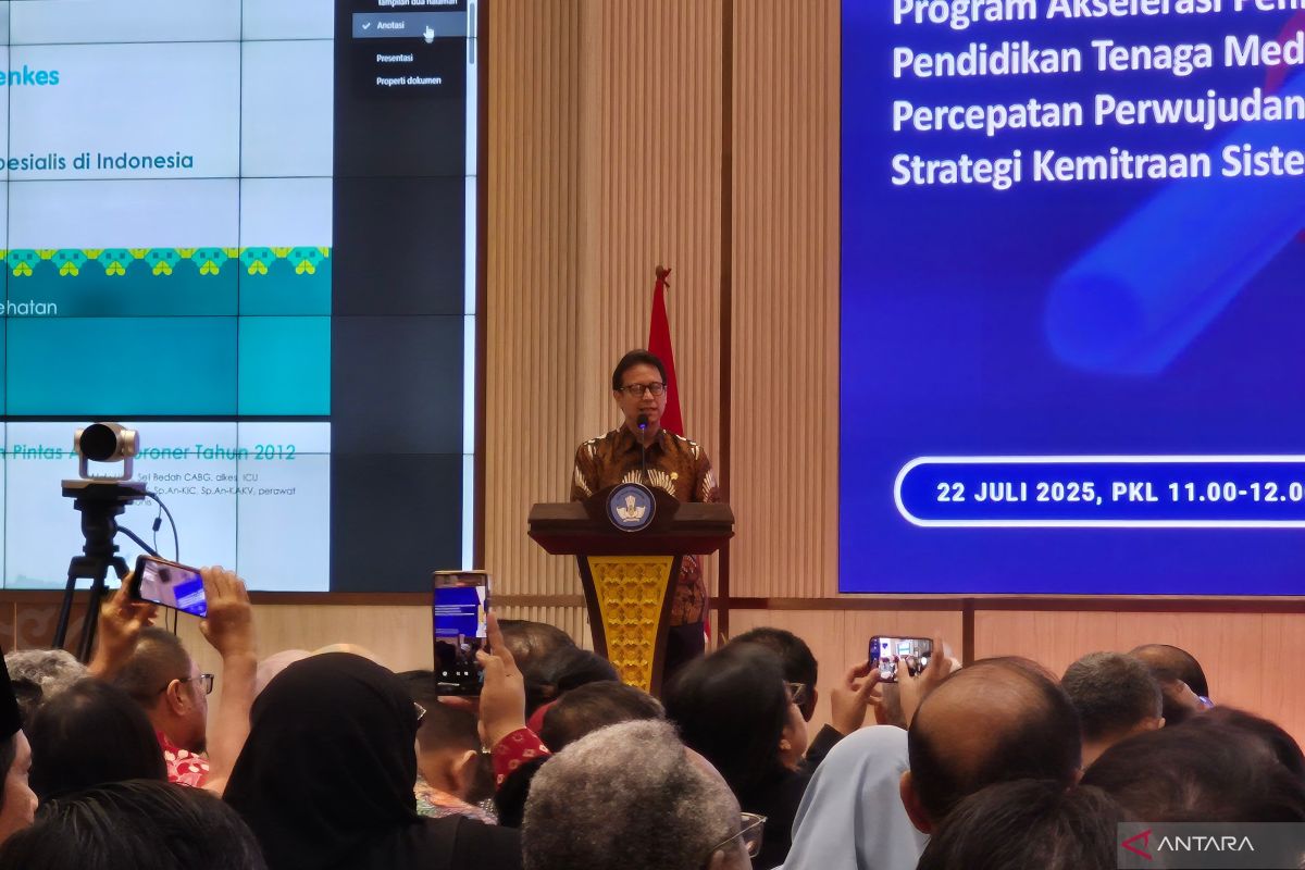 Menkes  beberkan alasan perlunya reformasi paradigma pendidikan dokter
