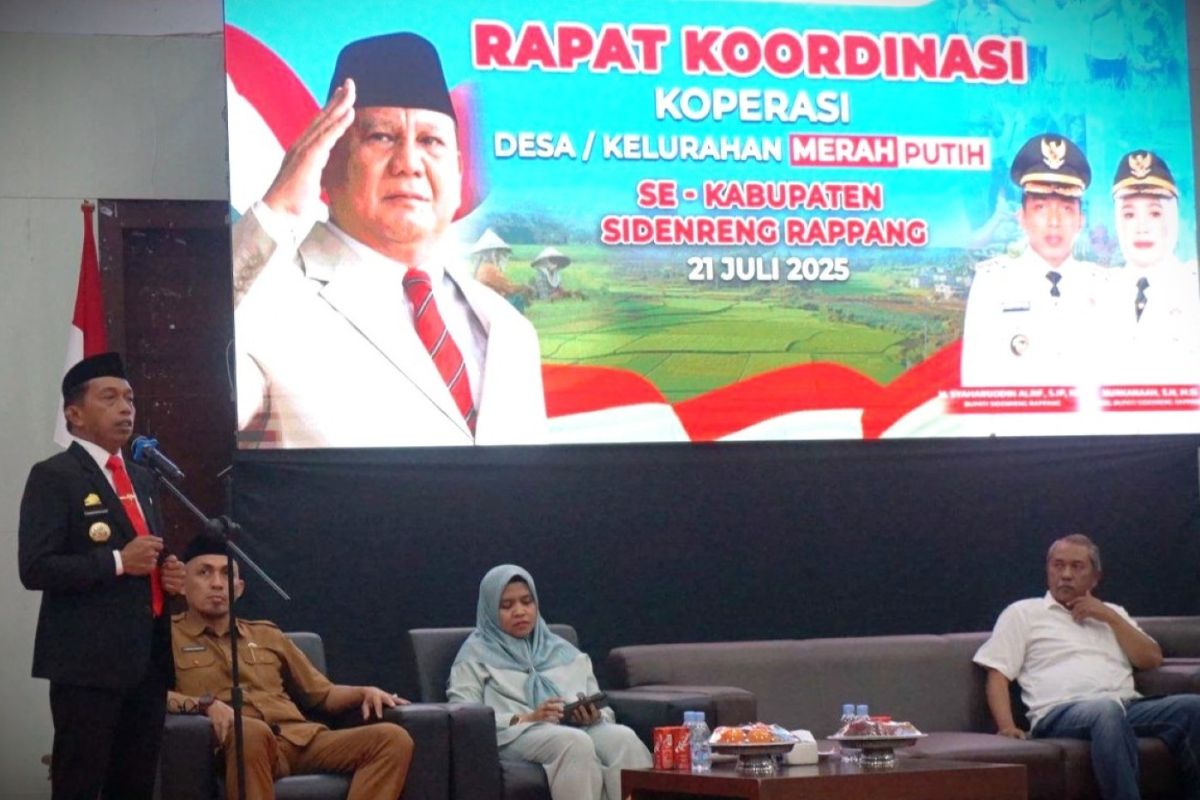 Pemkab Sidrap rancang Koperasi Merah Putih sebagai penyedia bahan MBG