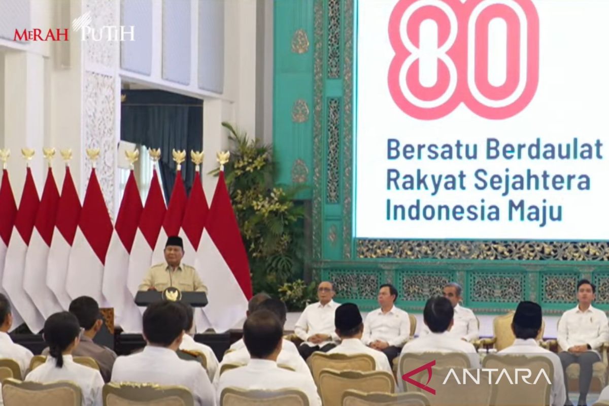 Independence Day theme aligns with national vision: Prabowo