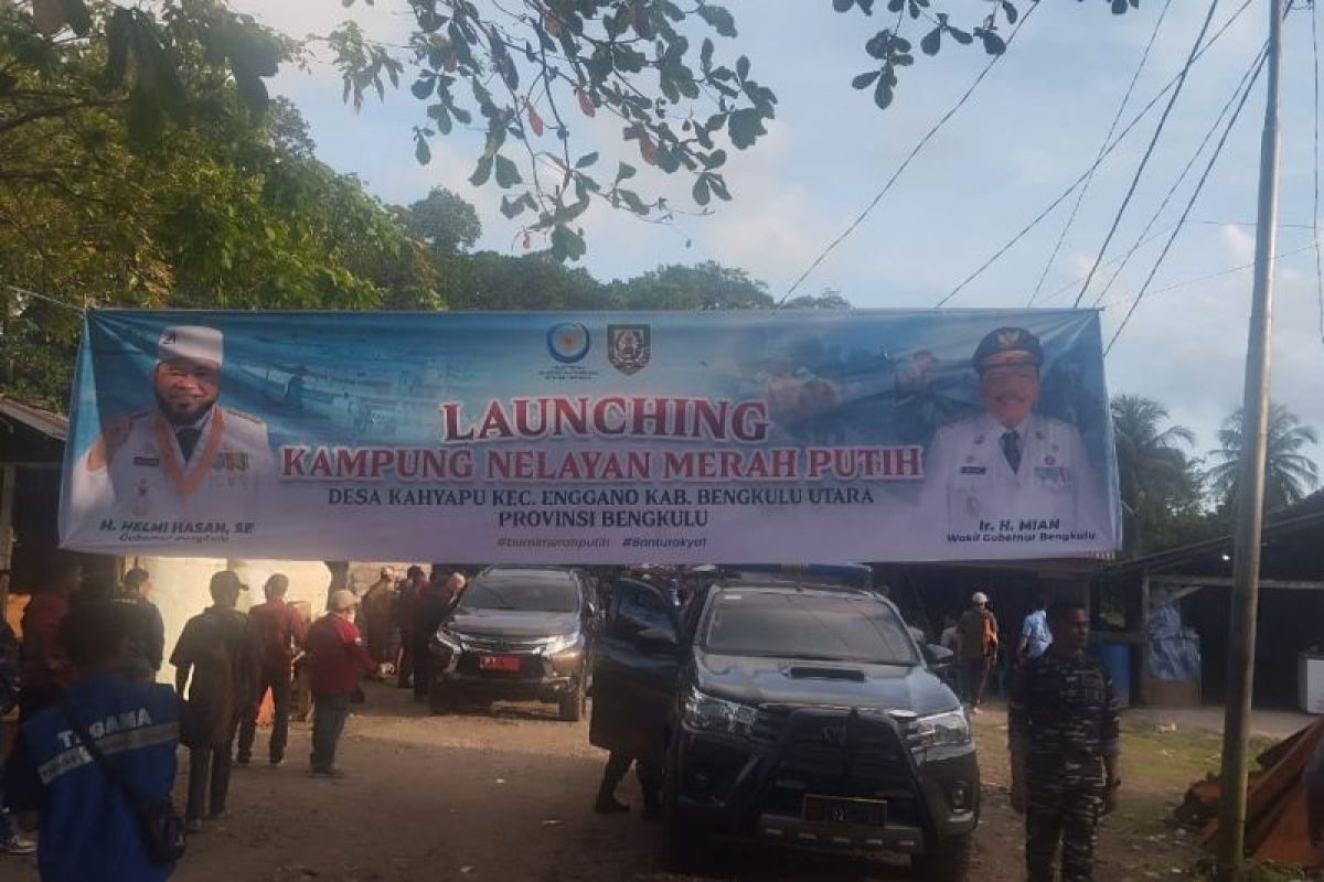 Gubernur Penyiapan lahan Kampung Nelayan Merah Putih Enggano rampung