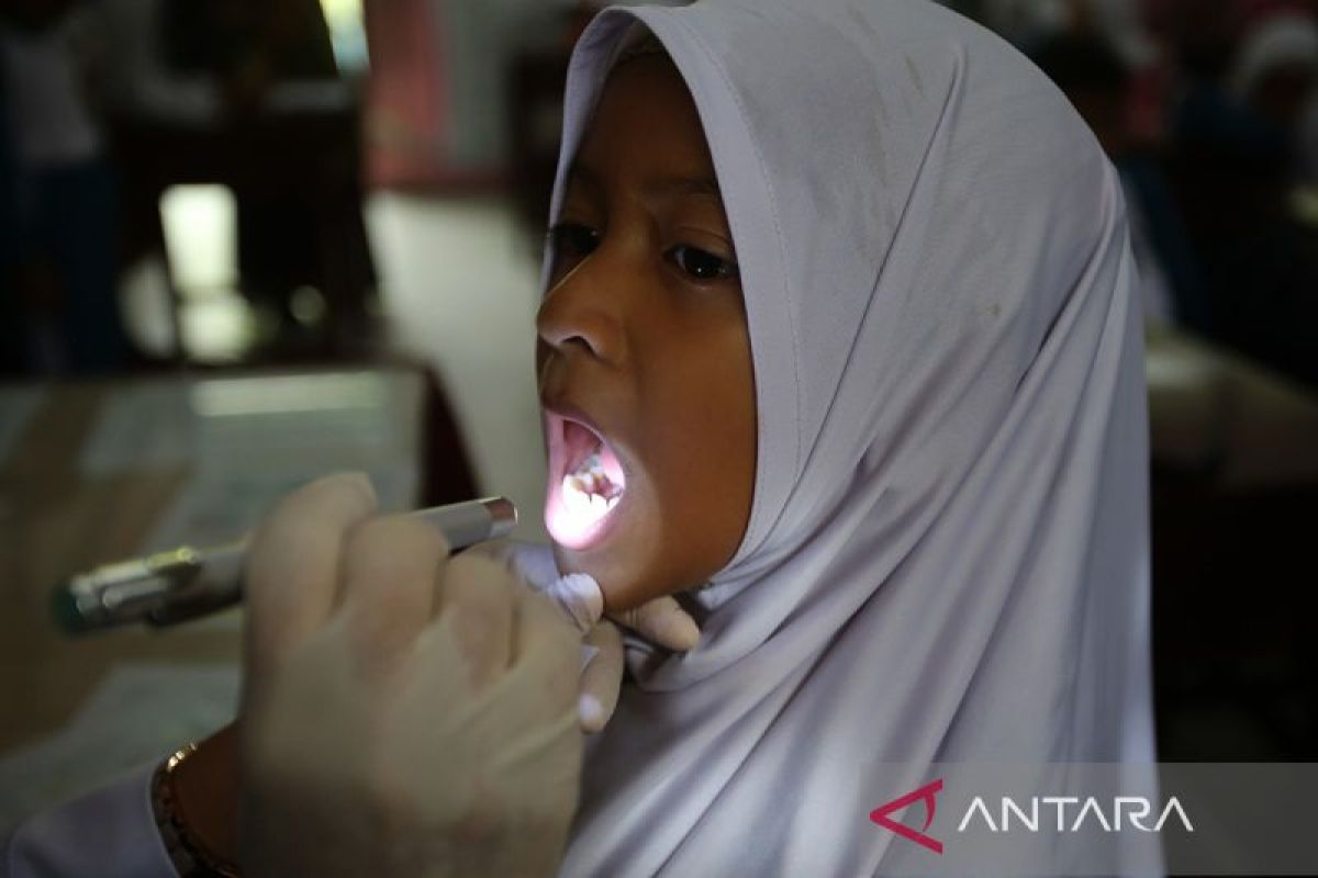 FOTO - Cek Kesehatan Gratis murid sekolah di Aceh